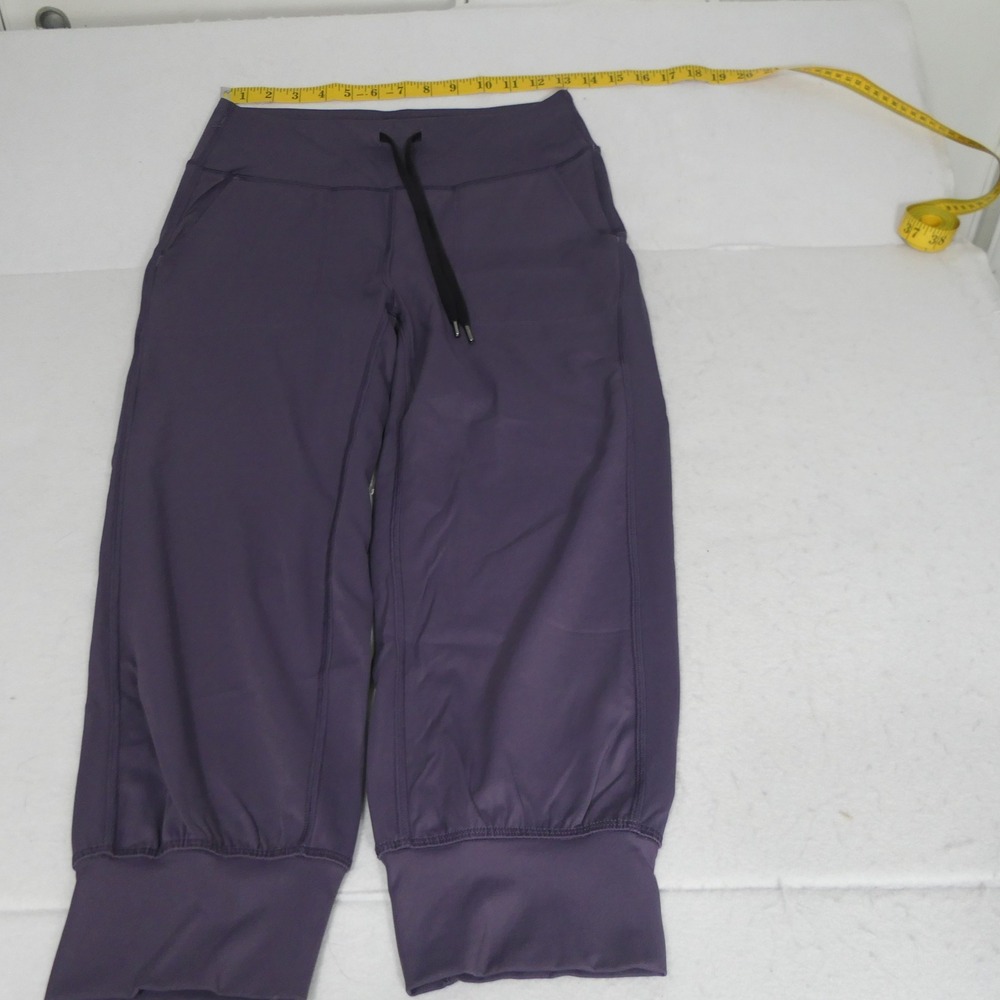 CRZ YOGA Womens Jogger Pants 6 Purple High Waisted Athleisure Yoga Gym Running